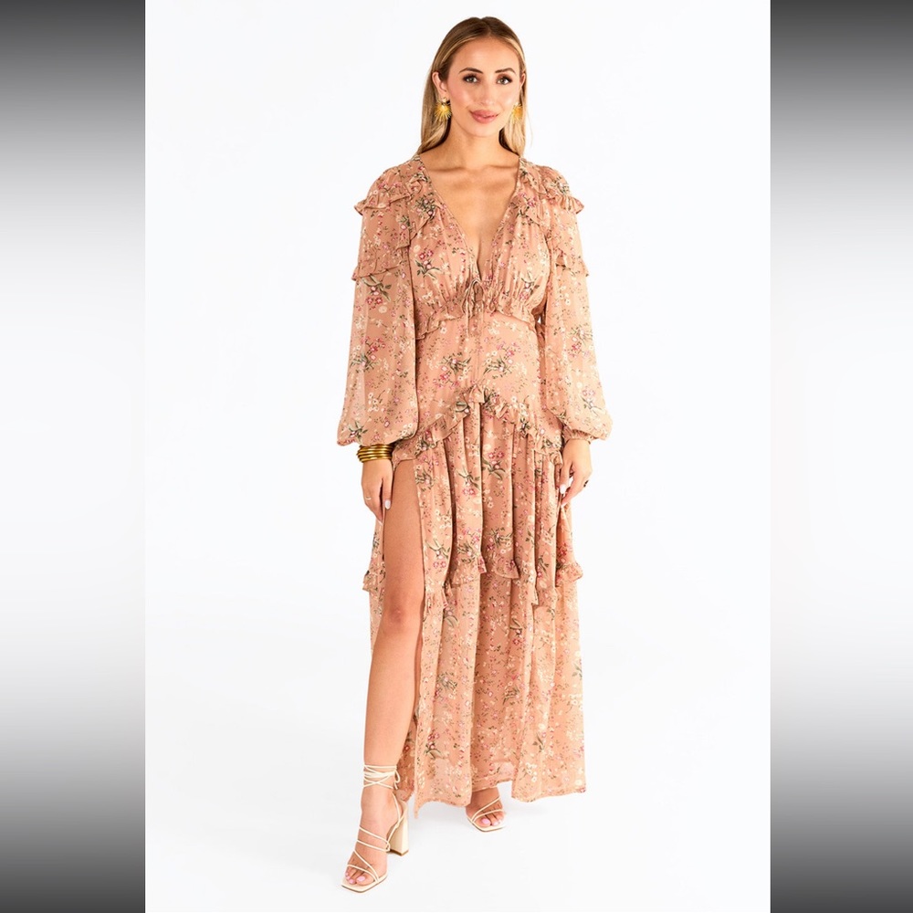 BuddyLove long sleeve maxi dress. Size large. NWT